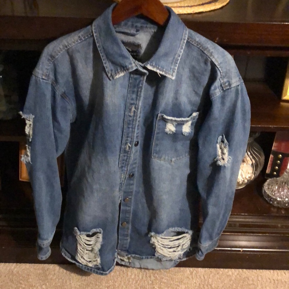 Jean shirt/jacket